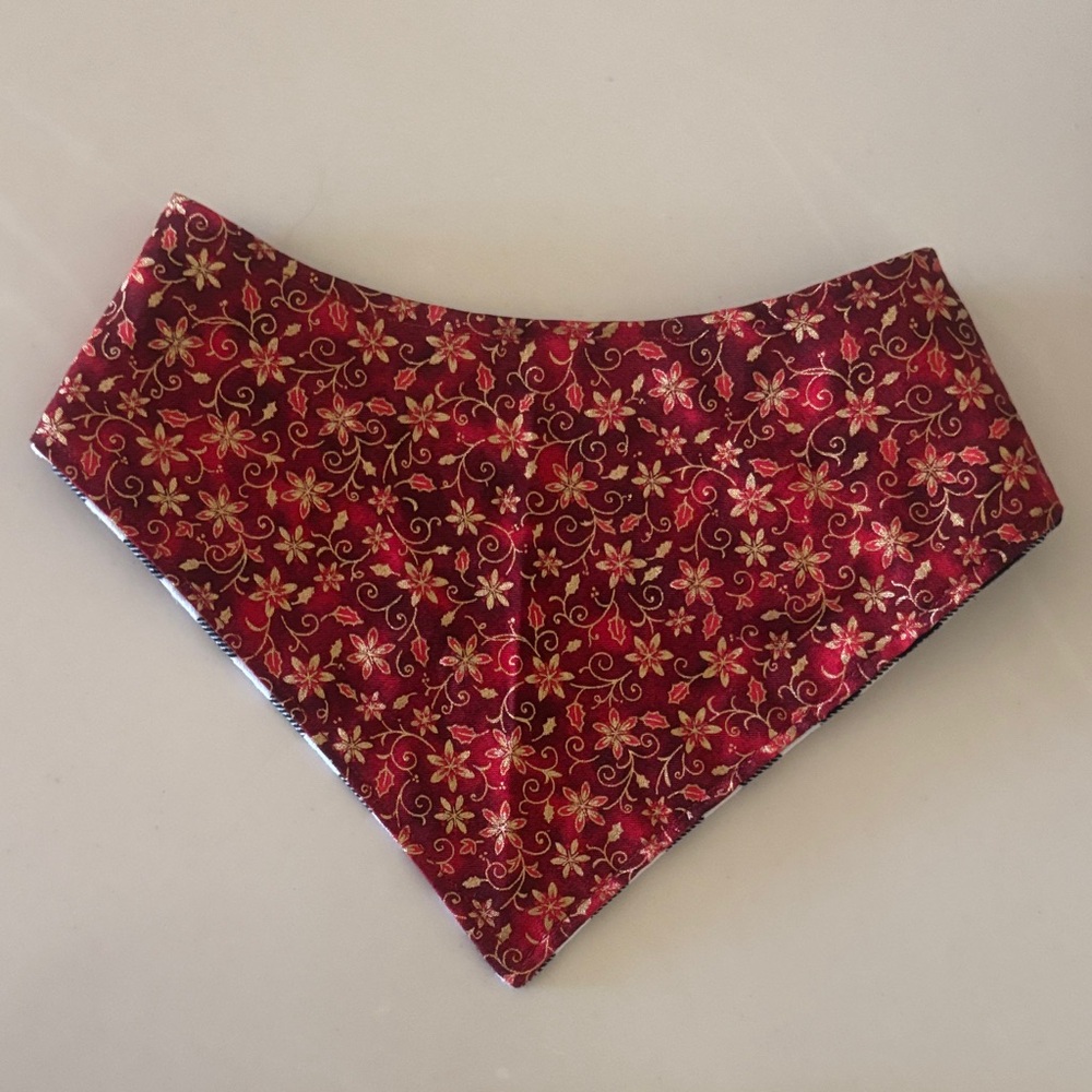 Floral Red Dog Bandana